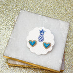 Love & Hearts Earrings - Juli's Wearable Art