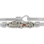 Luca & Danni Military Wife Bangle Bracelet - Juli's Wearable Art