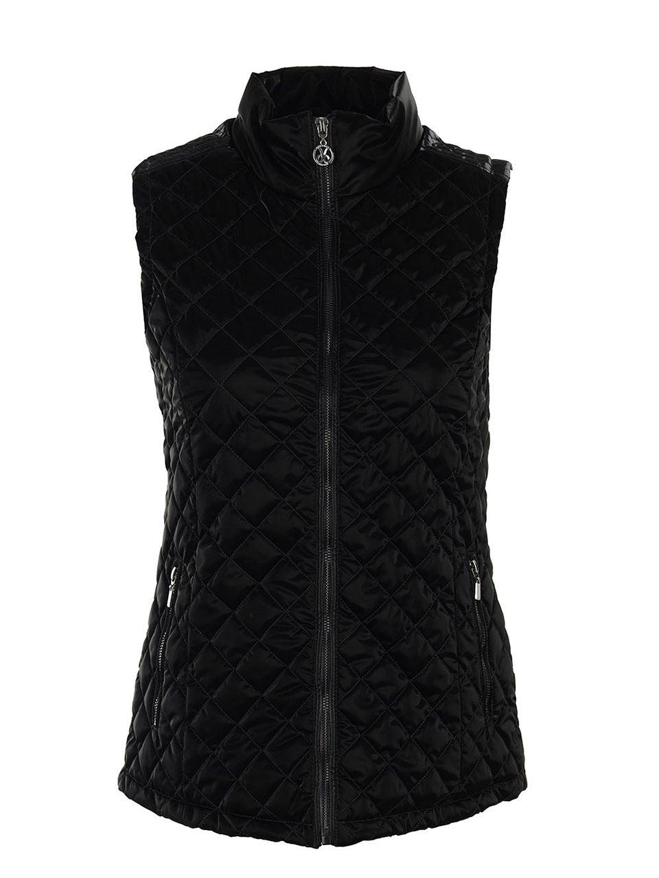 Dolcezza Quilted Black Vest