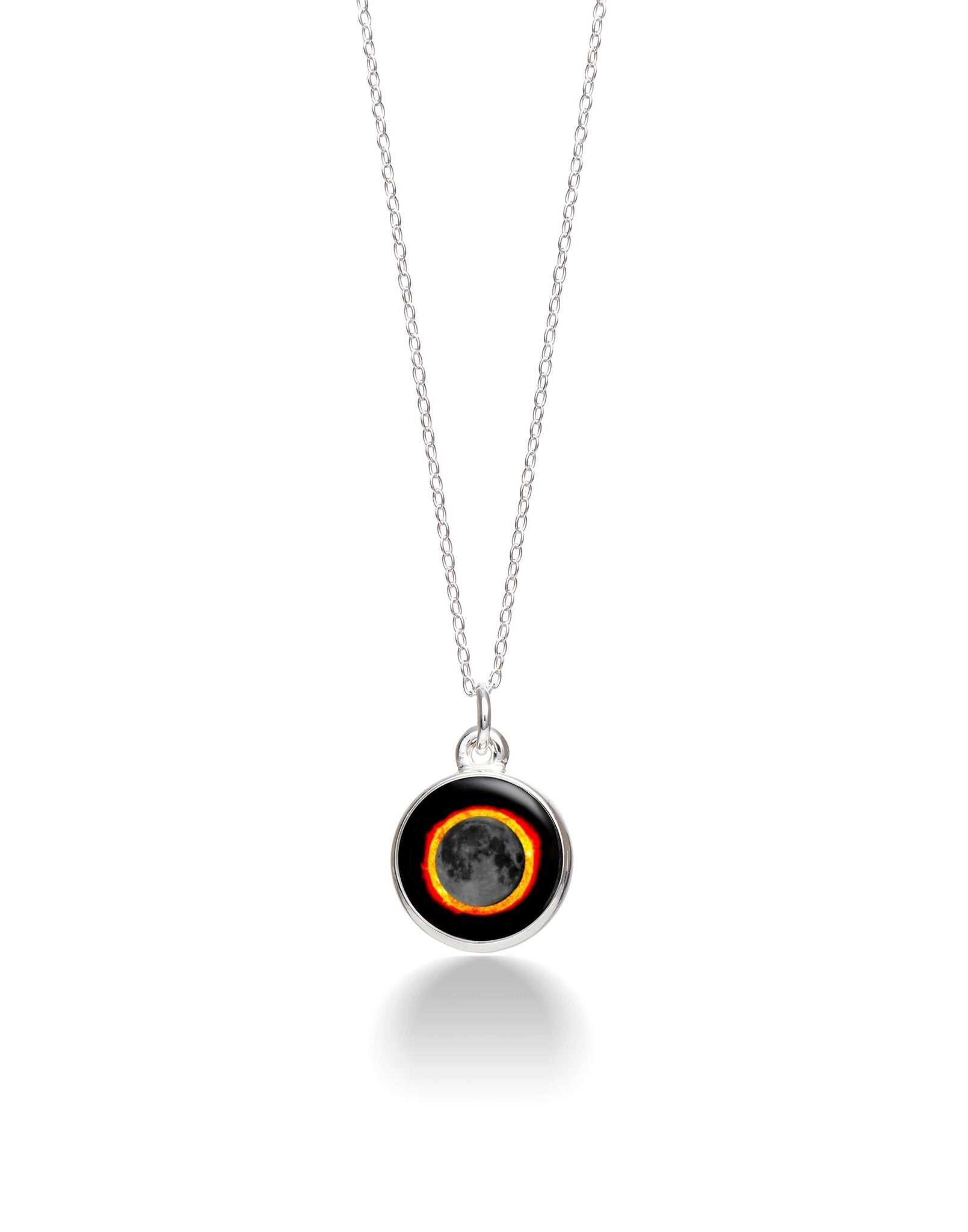 Moonglow Simplicity Silver Necklaces - Juli's Wearable Art