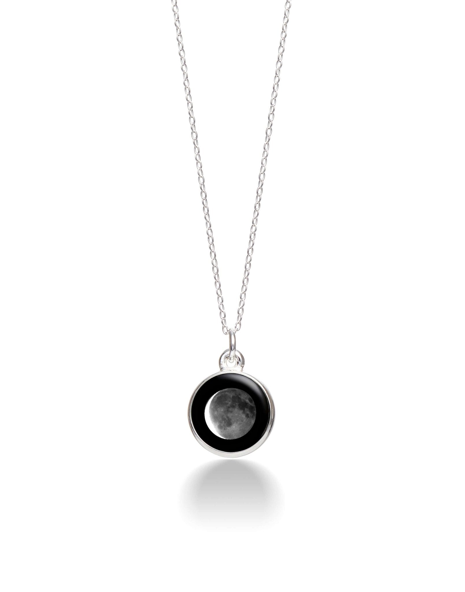 Moonglow Simplicity Silver Necklaces - Juli's Wearable Art