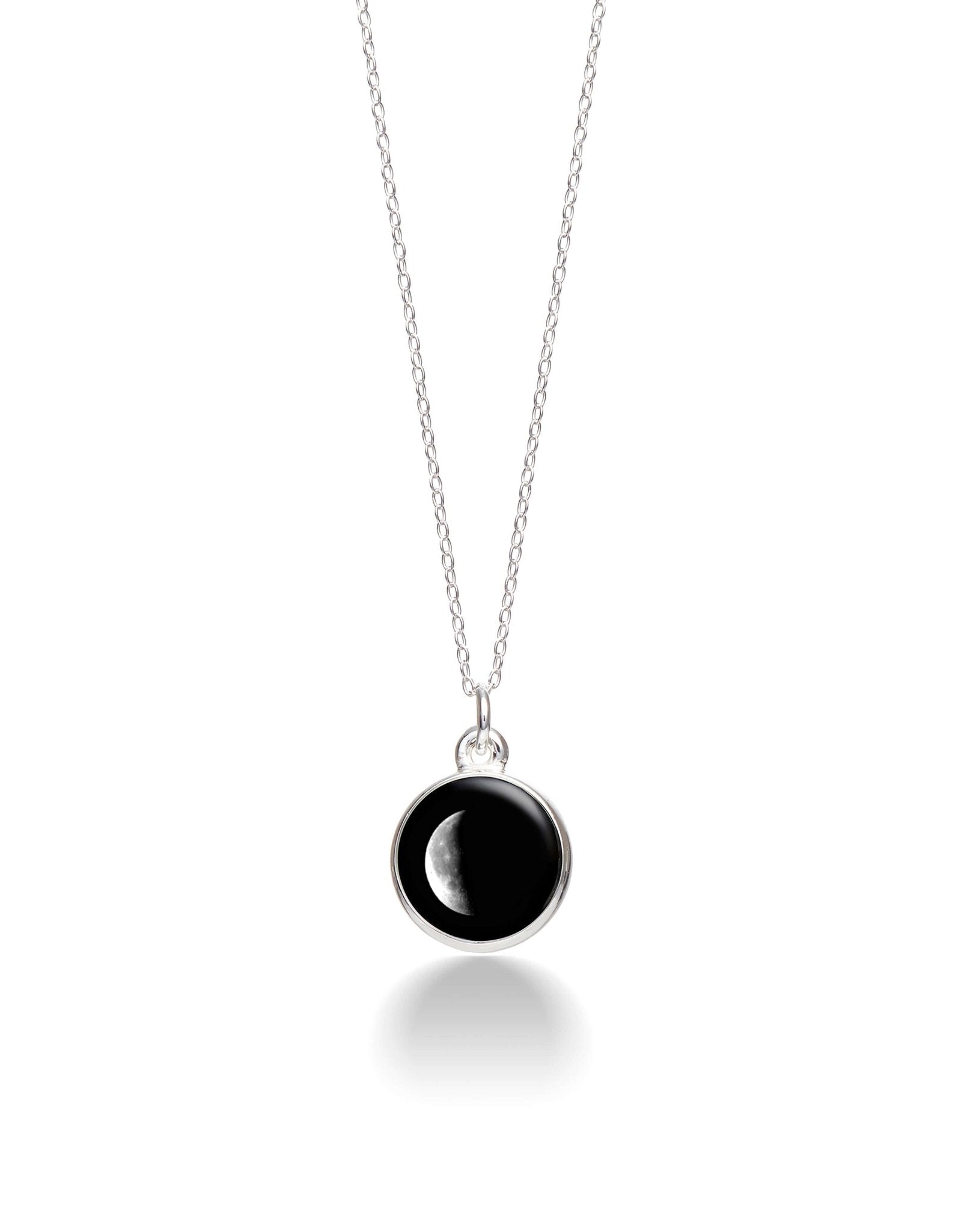 Moonglow Simplicity Silver Necklaces - Juli's Wearable Art