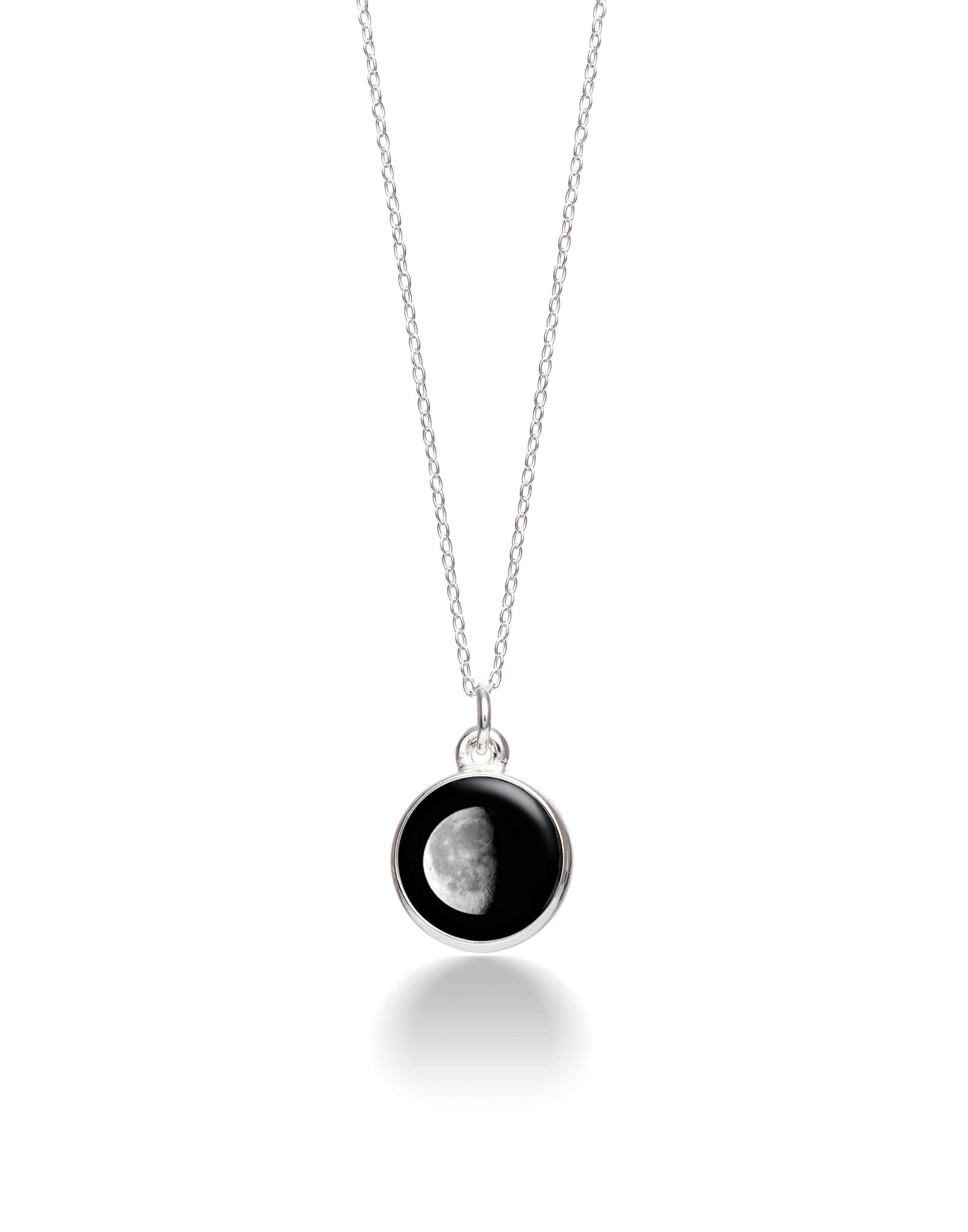 Moonglow Simplicity Silver Necklaces - Juli's Wearable Art