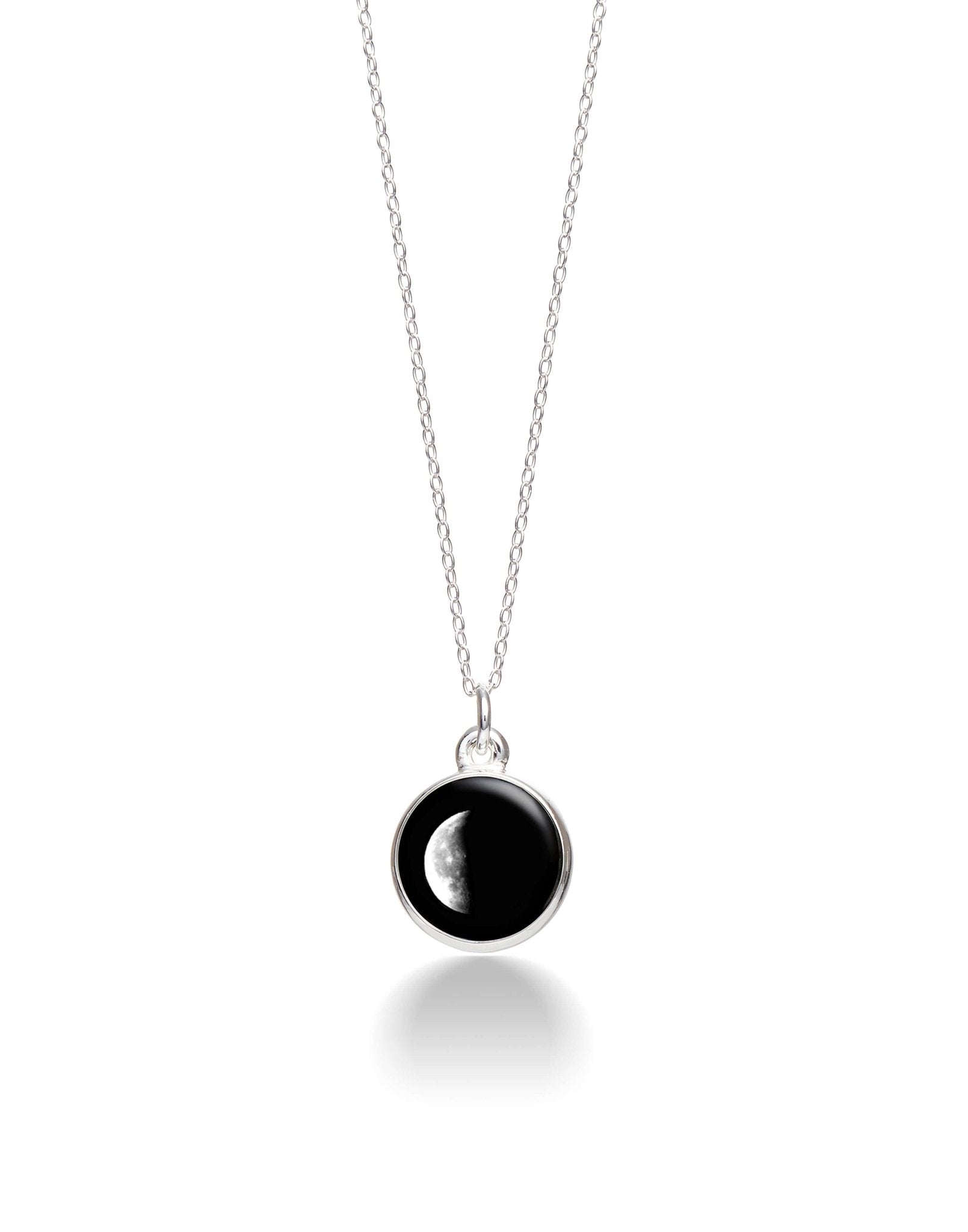 Moonglow Simplicity Silver Necklaces - Juli's Wearable Art