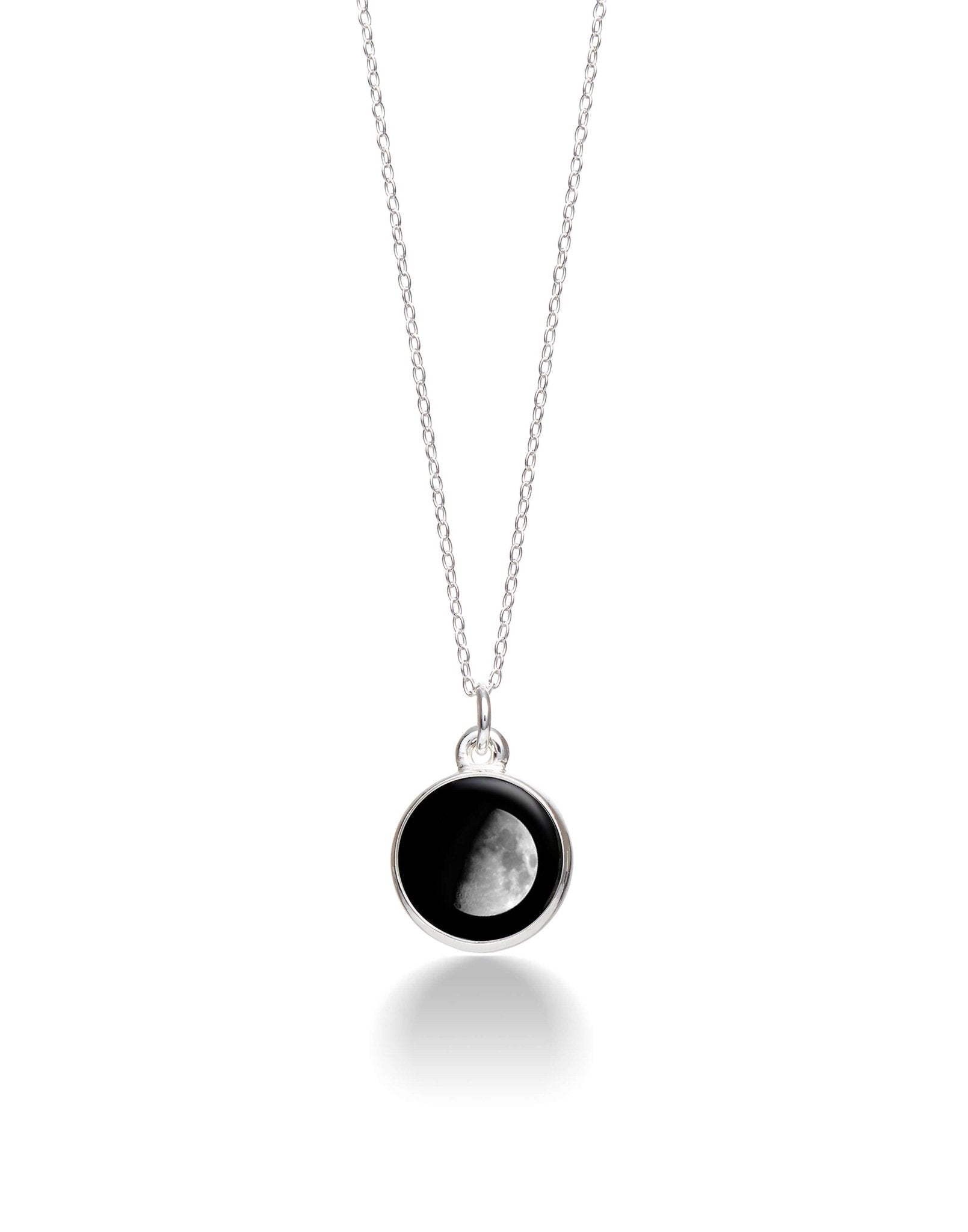 Moonglow Simplicity Silver Necklaces - Juli's Wearable Art