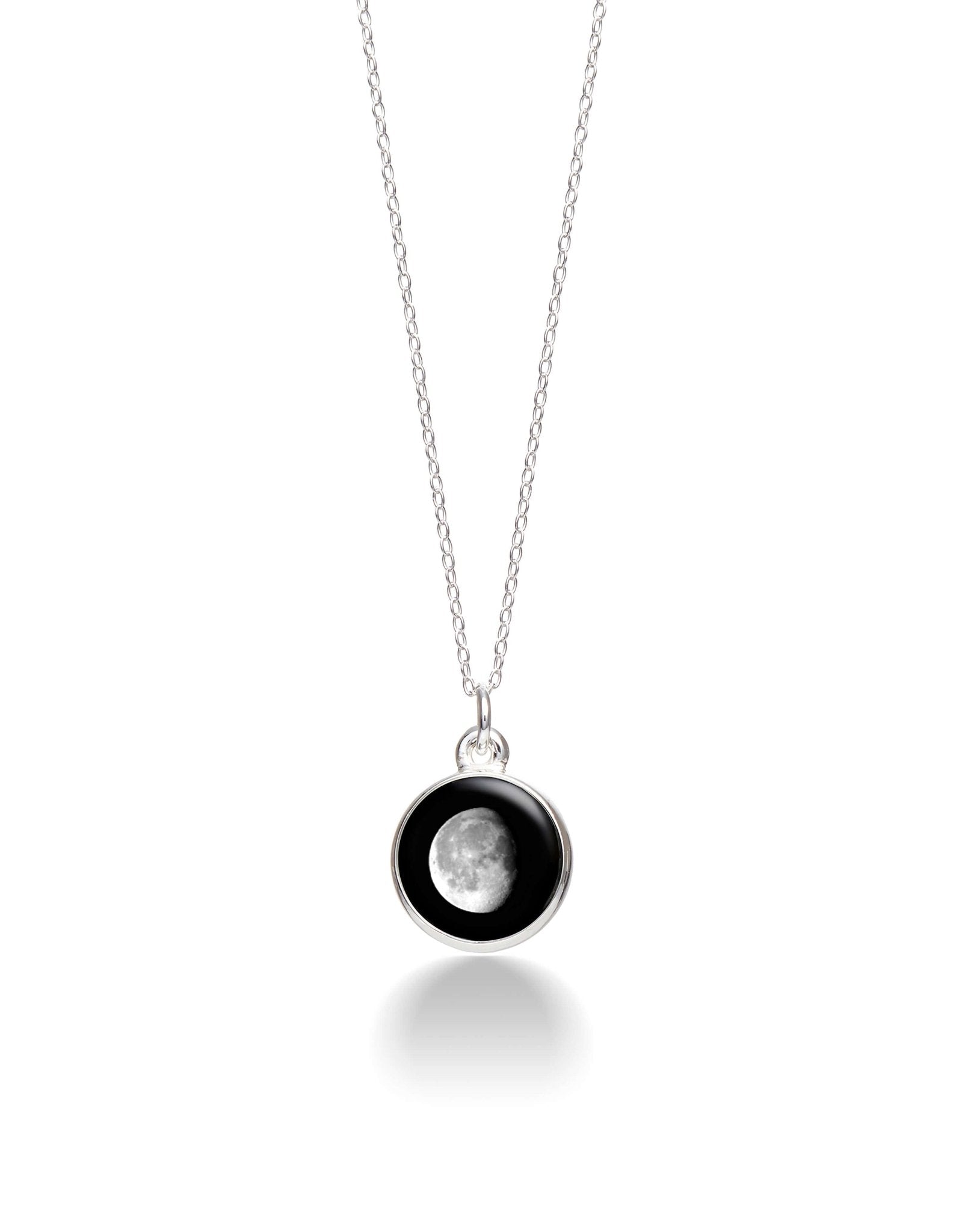 Moonglow Simplicity Silver Necklaces - Juli's Wearable Art
