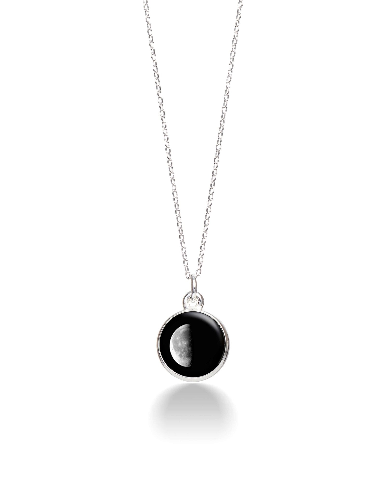 Moonglow Simplicity Silver Necklaces - Juli's Wearable Art