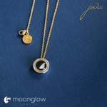 Moonglow Two - Tone Necklace - Juli's Wearable Art