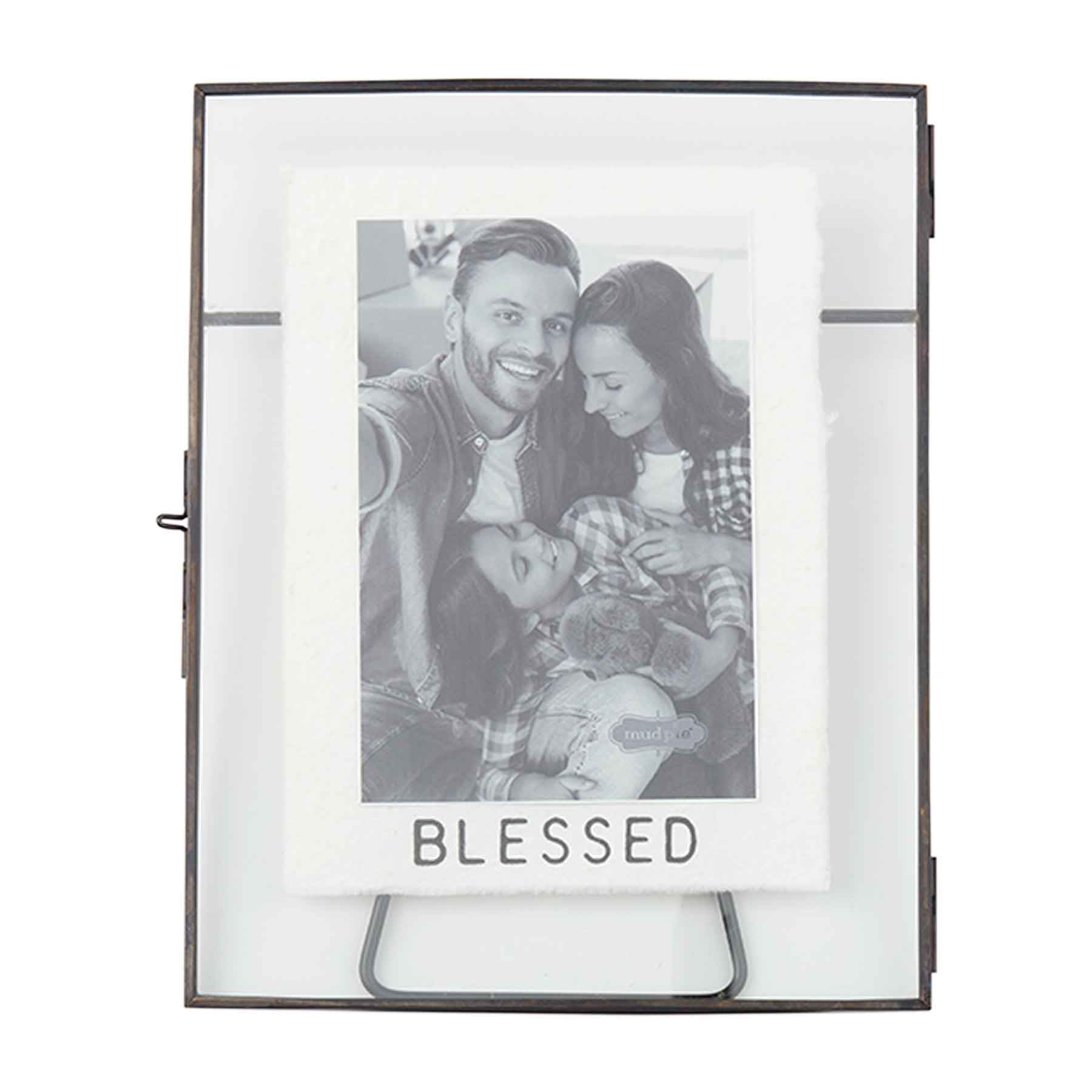 Mudpie Blessed Glass Metal Frame - Juli's Wearable Art