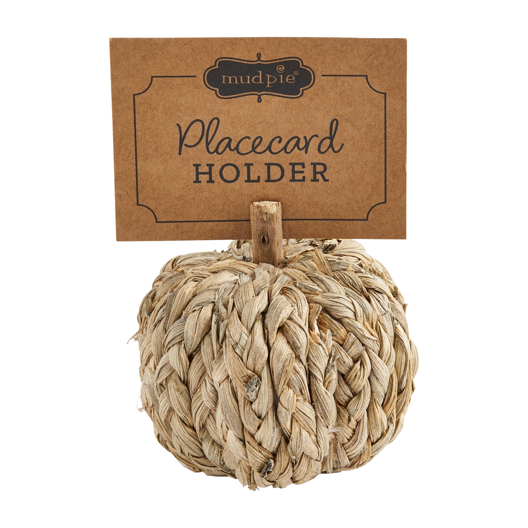 Mudpie Corn Husk Pumpkin Card Holders - Juli's Wearable Art