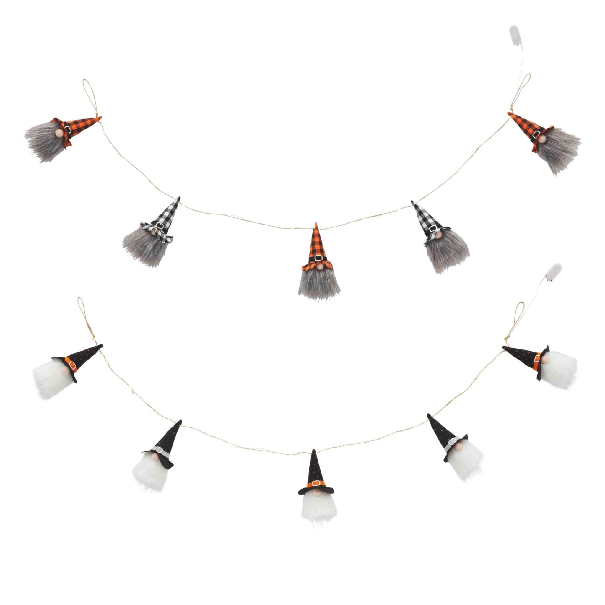 Mudpie Light Up Gnome Garland - Juli's Wearable Art