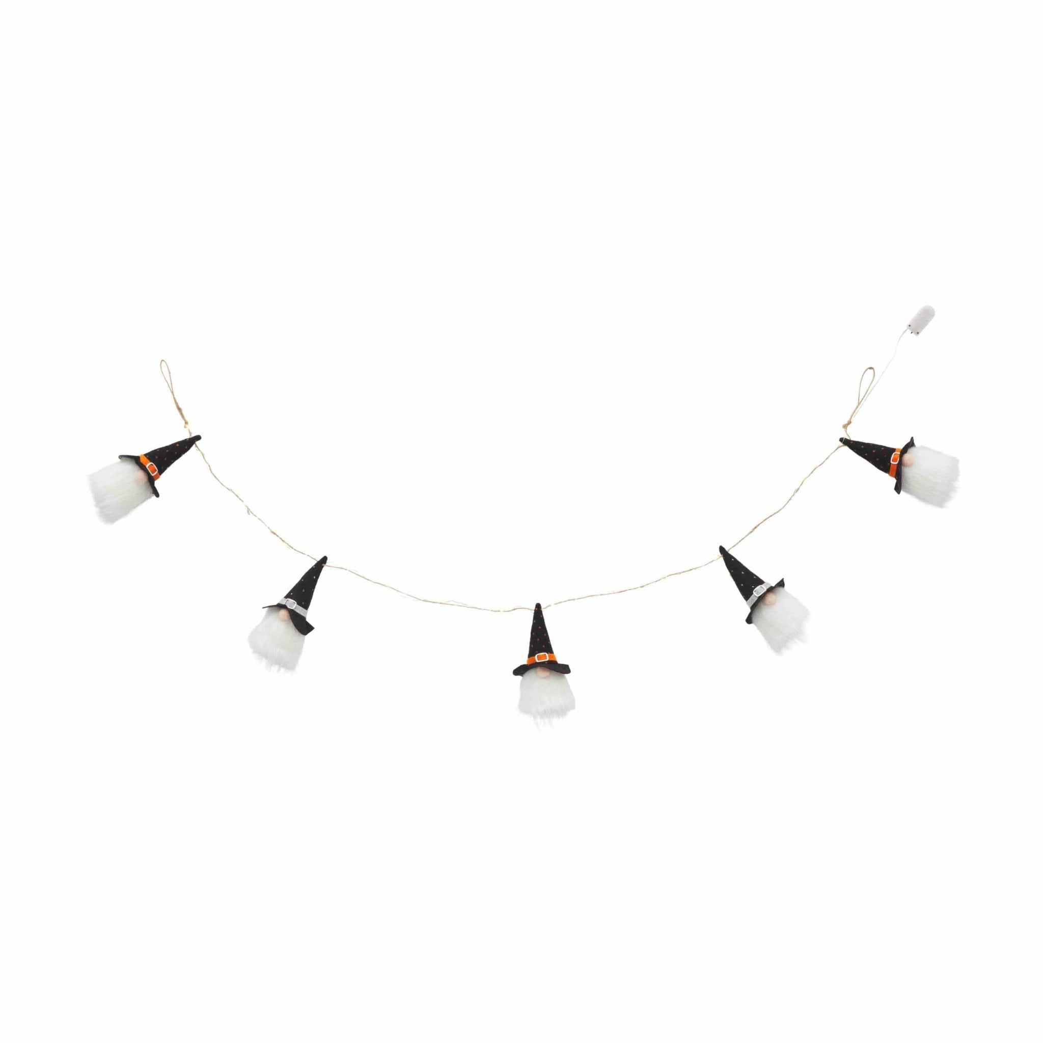 Mudpie Light Up Gnome Garland - Juli's Wearable Art