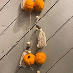 Mudpie Pumpkin Tassel Garlands - Juli's Wearable Art