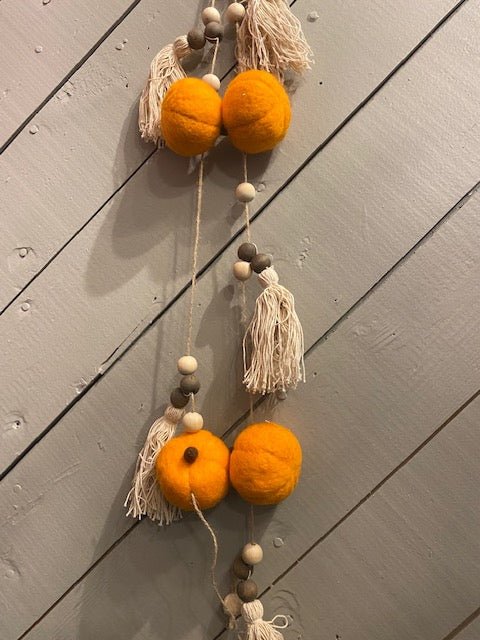 Mudpie Pumpkin Tassel Garlands - Juli's Wearable Art
