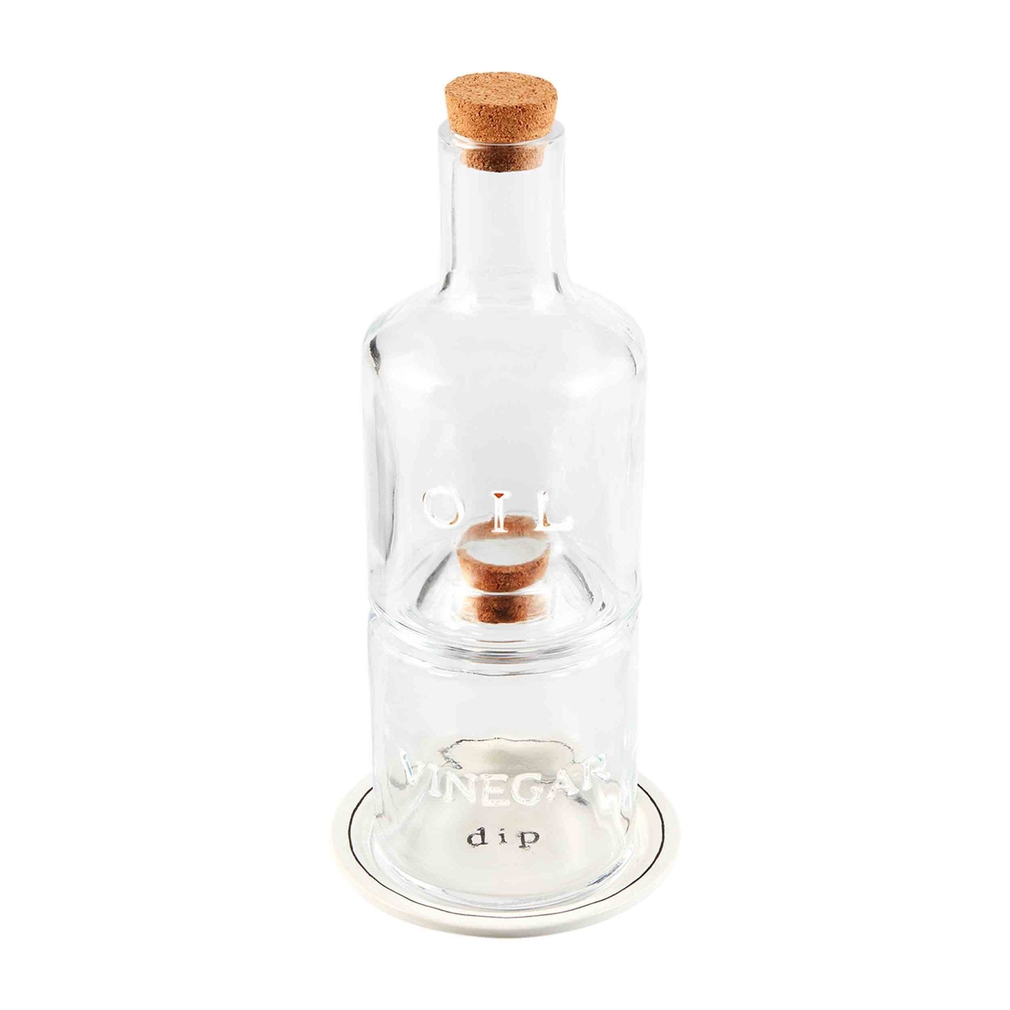 Mudpie Stacked Oil & Vinegar Dip Set - Juli's Wearable Art