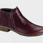 NAOT Helm Boot - Bordeaux & Violet Combo - Juli's Wearable Art
