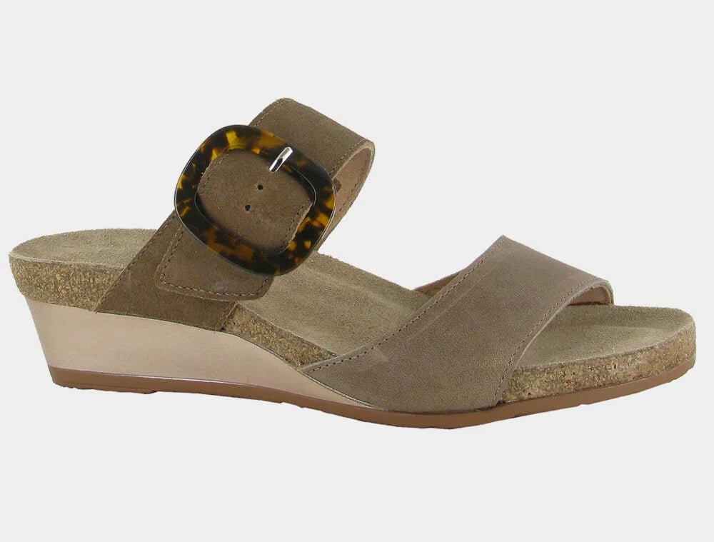 NAOT Kingdom - Oily Bark Nubuck/Antique Brown Suede - Juli's Wearable Art
