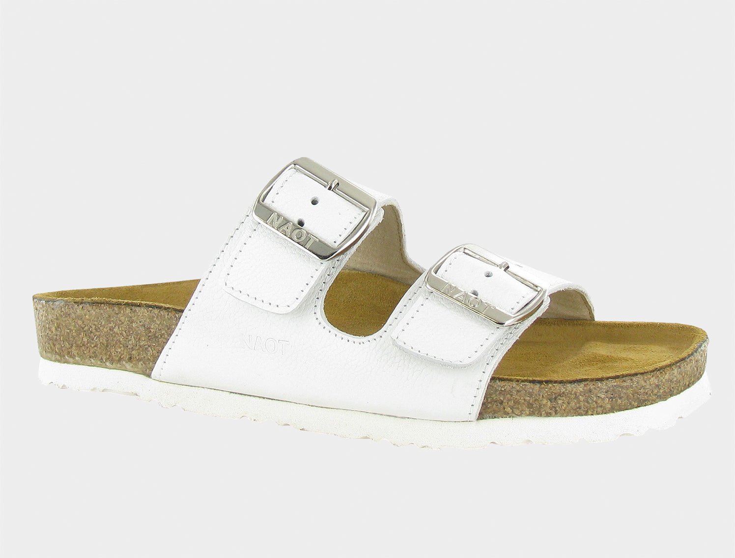 NAOT Santa Barbara Sandal - Soft White Leather - Juli's Wearable Art