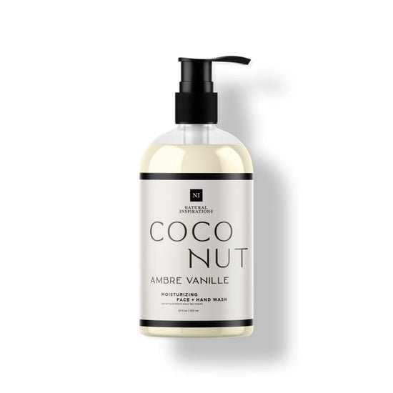 Natural Inspirations Coconut Ambre Vanille Hand + Face Wash - Juli's Wearable Art