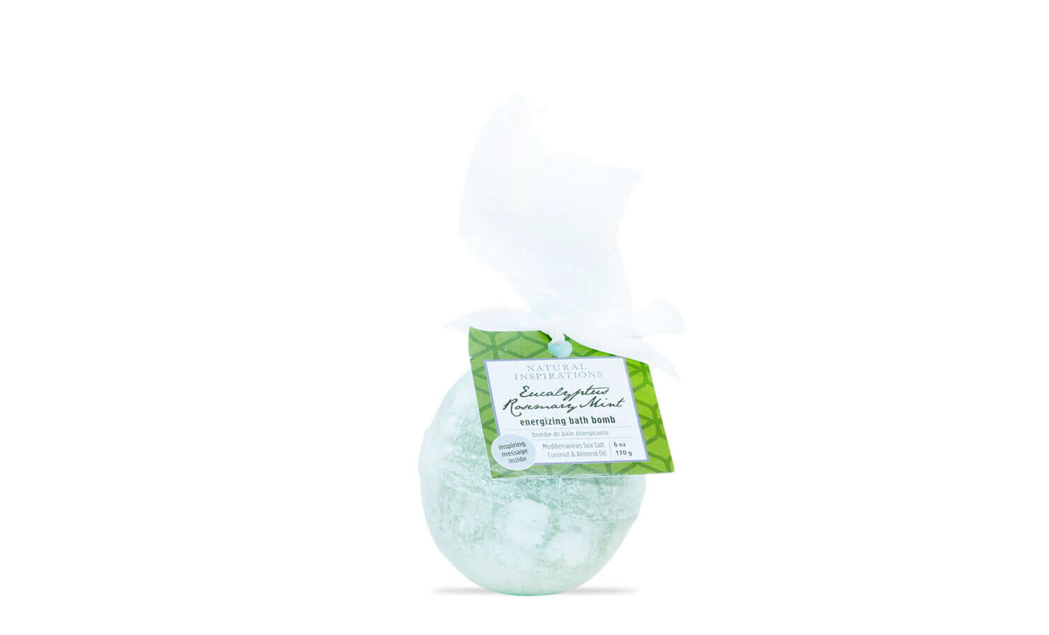 Natural Inspirations Eucalyptus Rosemary Mint Bath Bomb
