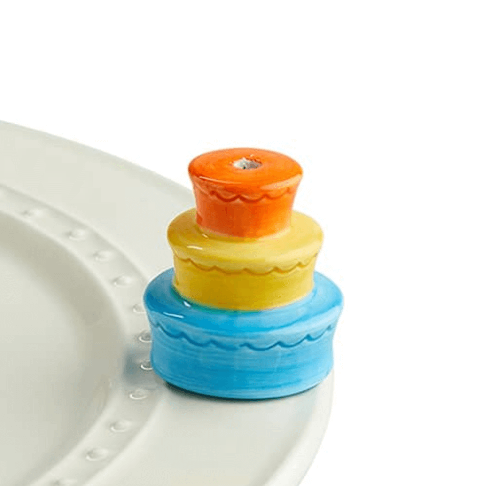 Nora Fleming "Best Birthday Ever!" Cake Mini