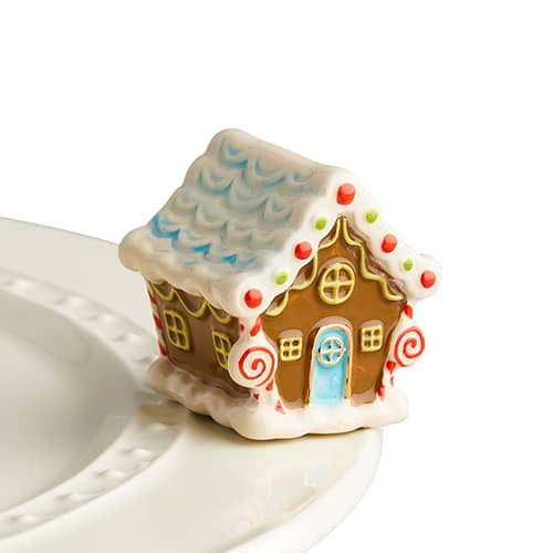 Nora Fleming "Candyland Lane" Gingerbread House Mini
