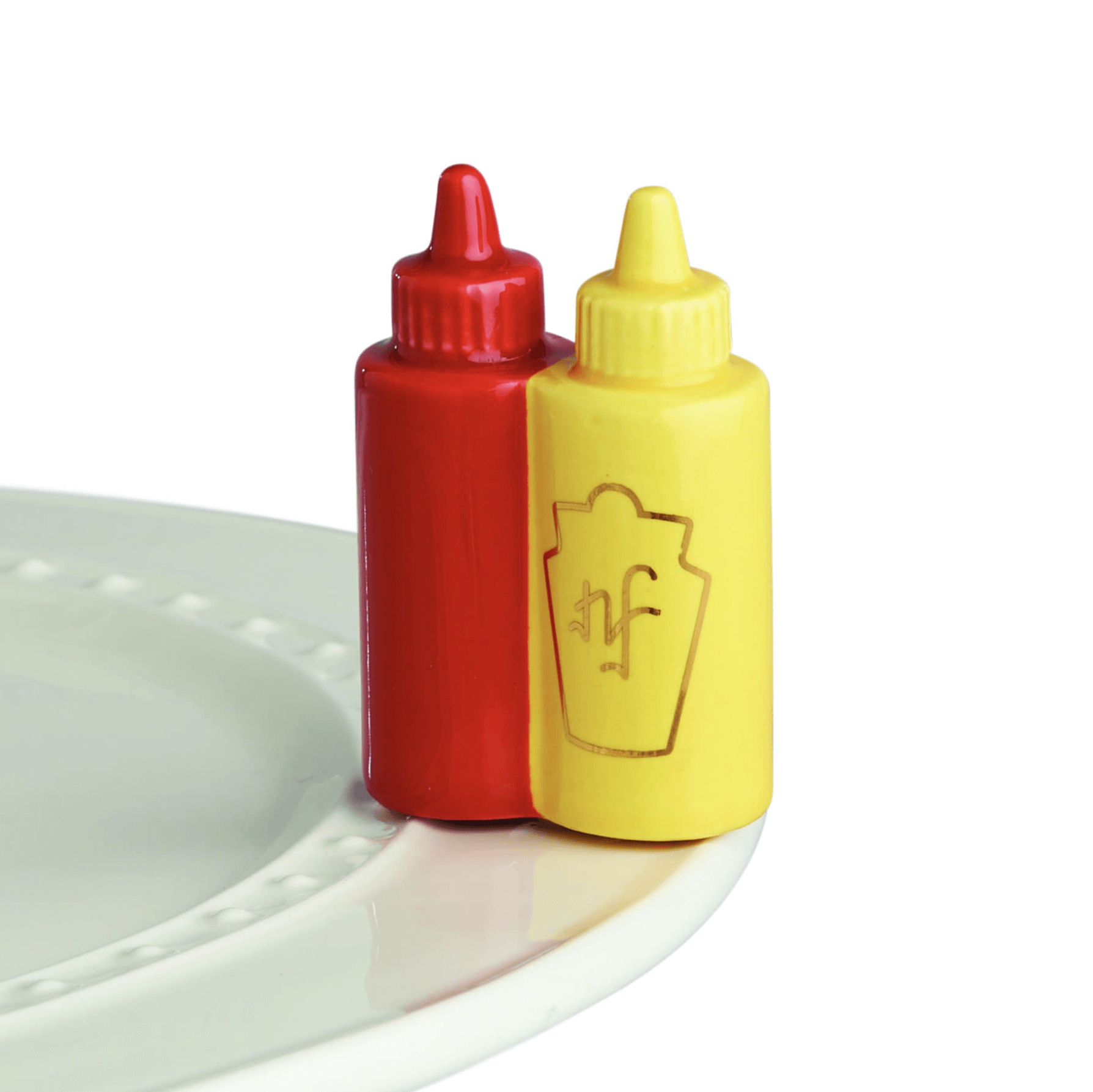 Nora Fleming "Main Squeeze" Ketchup & Mustard Mini