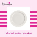 Nora Fleming Pinstripes Round Server - Juli's Wearable Art