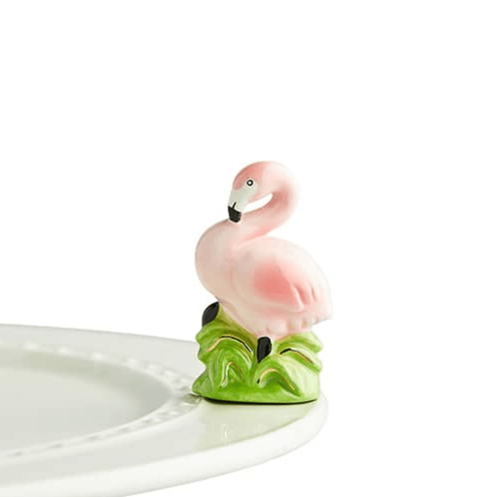 Nora Fleming "Tickled Pink" Flamingo Mini