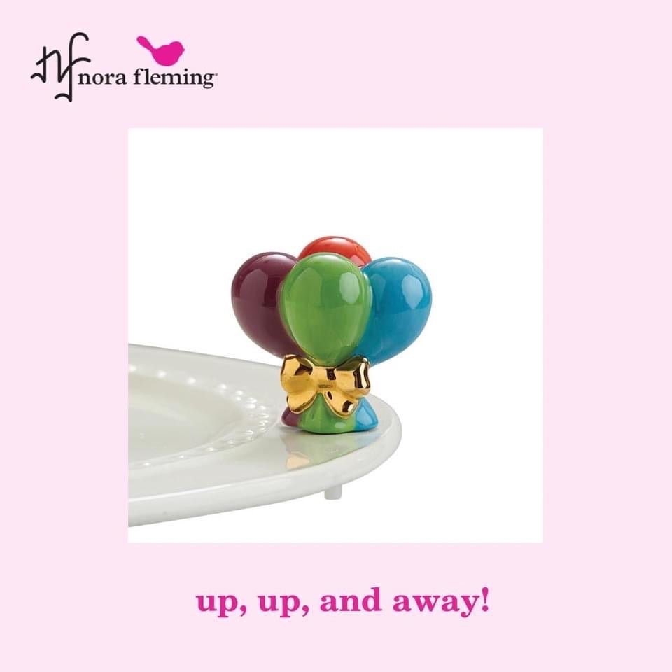 Nora Fleming "Up, Up, & Away" Balloon Mini - Juli's Wearable Art