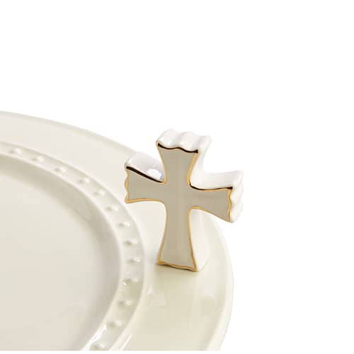 Nora Fleming "White Cross" Mini