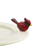 Nora Fleming "Winter Songbird" Cardinal Mini - Juli's Wearable Art
