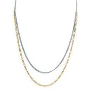 Stia Styled Simply Layers- Figaro & Curb Necklace