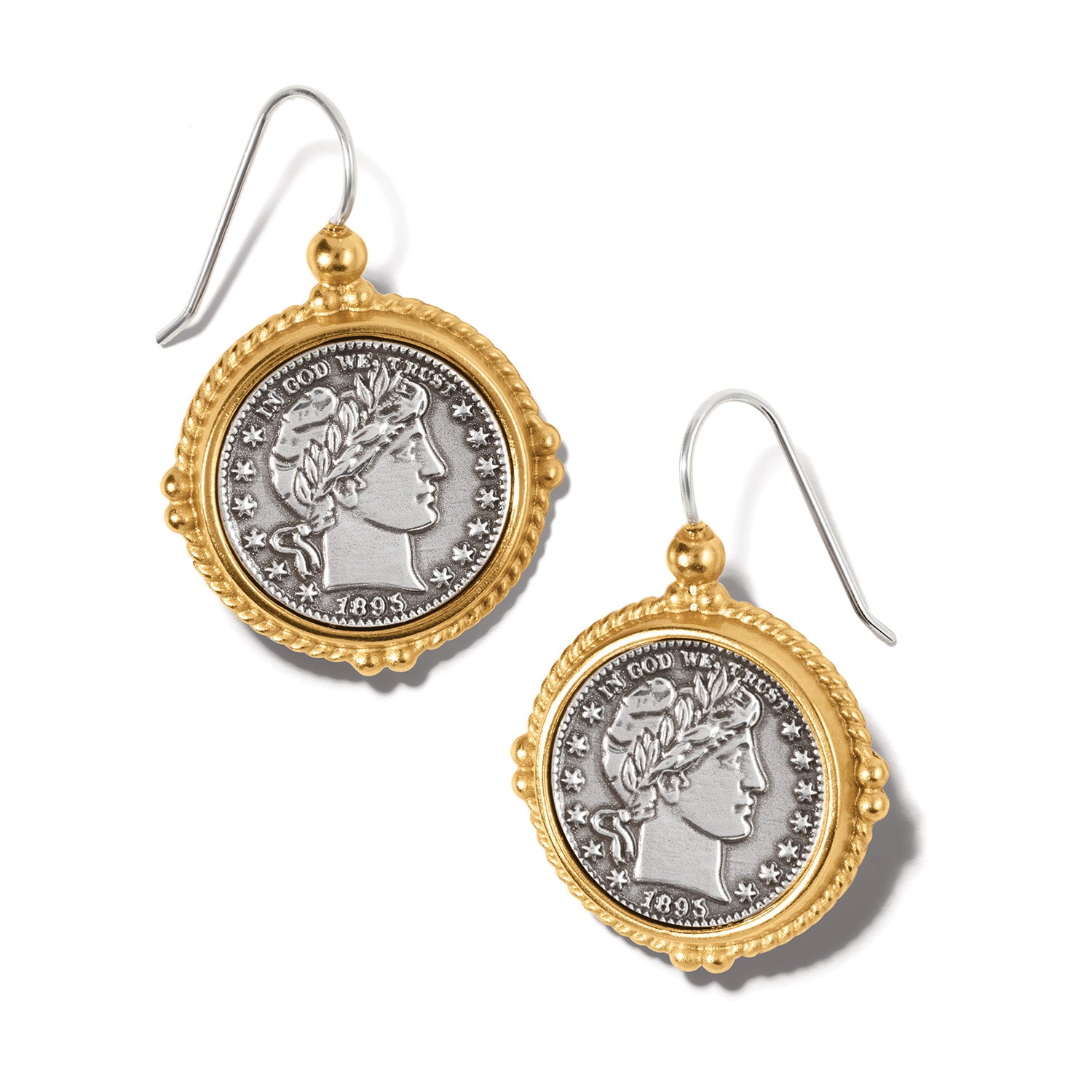 Brighton Lady Liberty French Wire Earrings