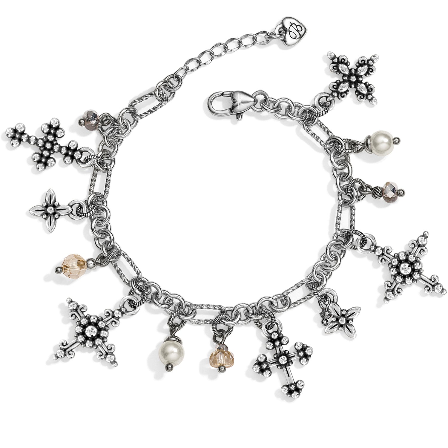 Crosses Of The World Charm Bracelet