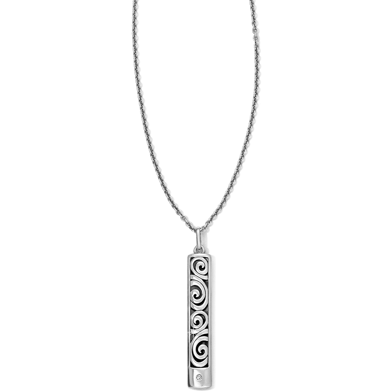 Brighton London Groove Bar Reversible Convertible Necklace