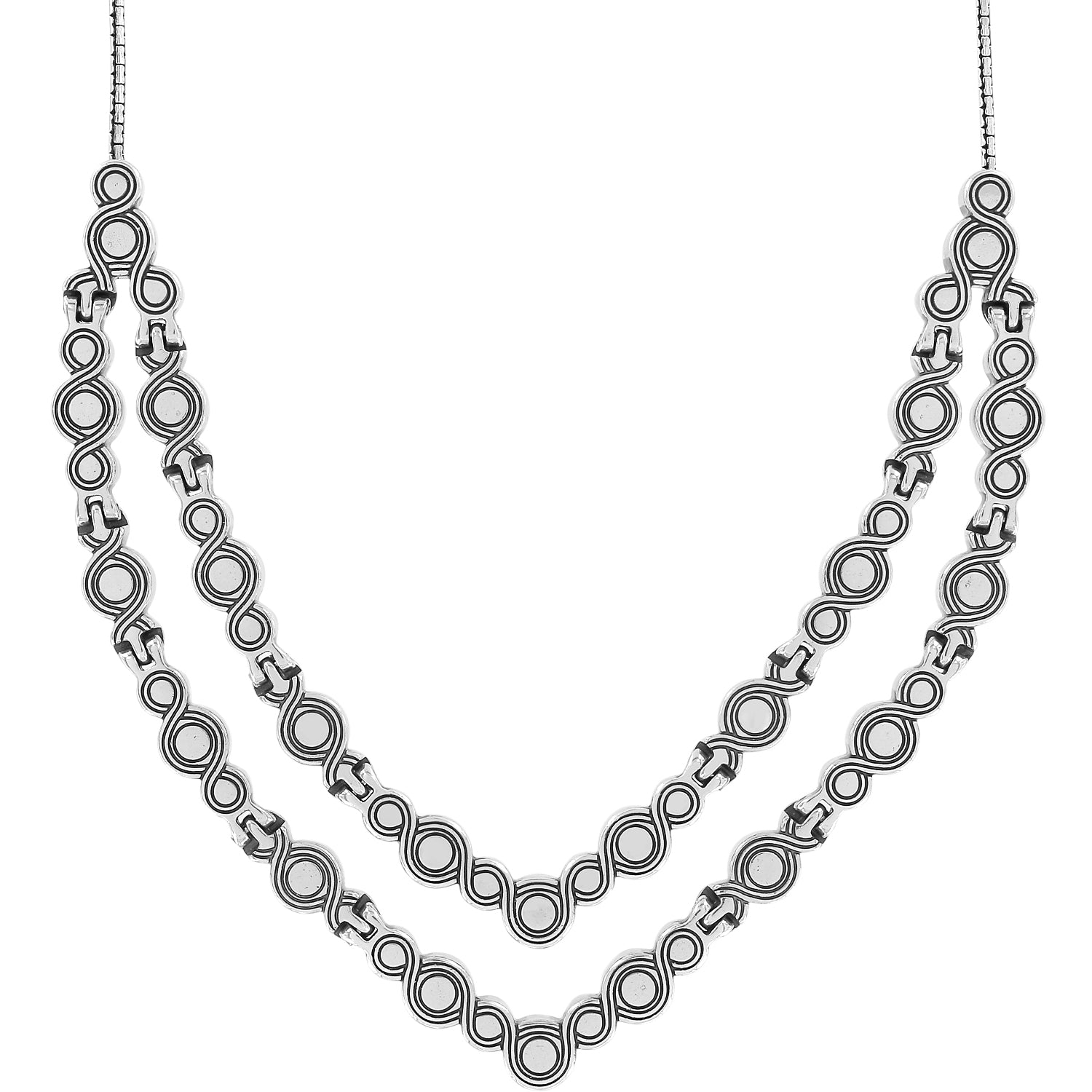 Infinity Sparkle Collar Necklace