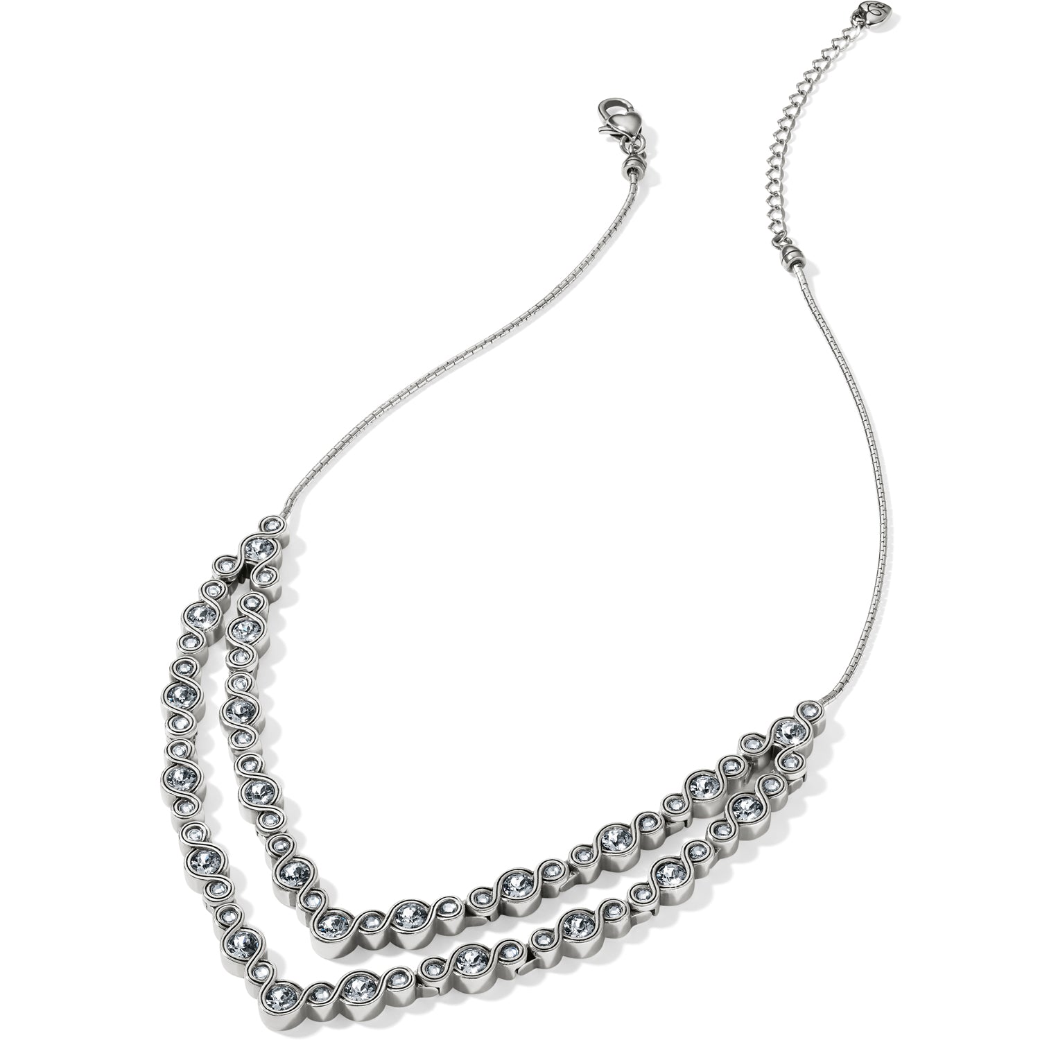 Infinity Sparkle Collar Necklace