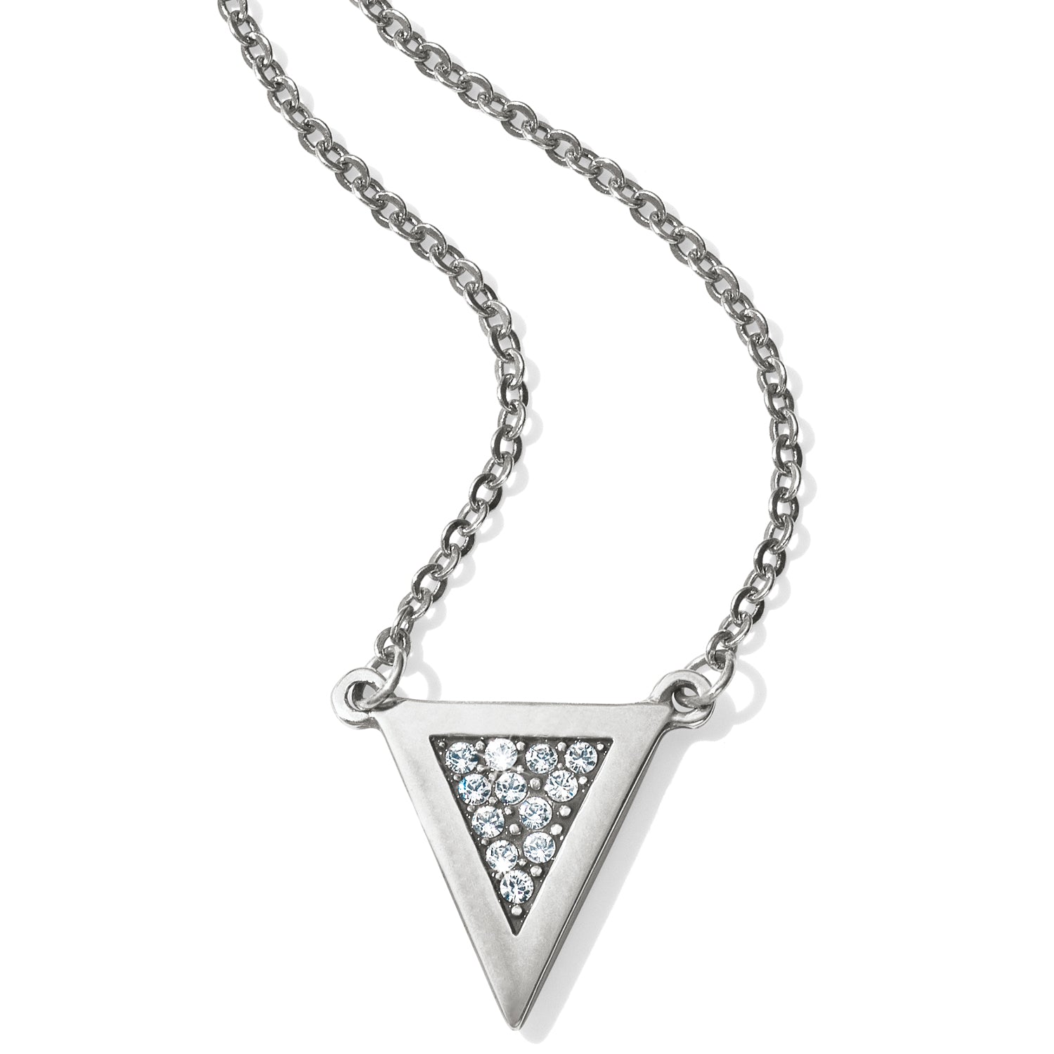 Contempo Ice Reversible Petite Triangle Necklace