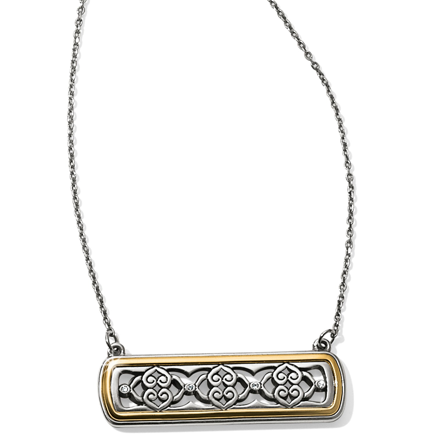 Intrigue Bar Reversible Necklace