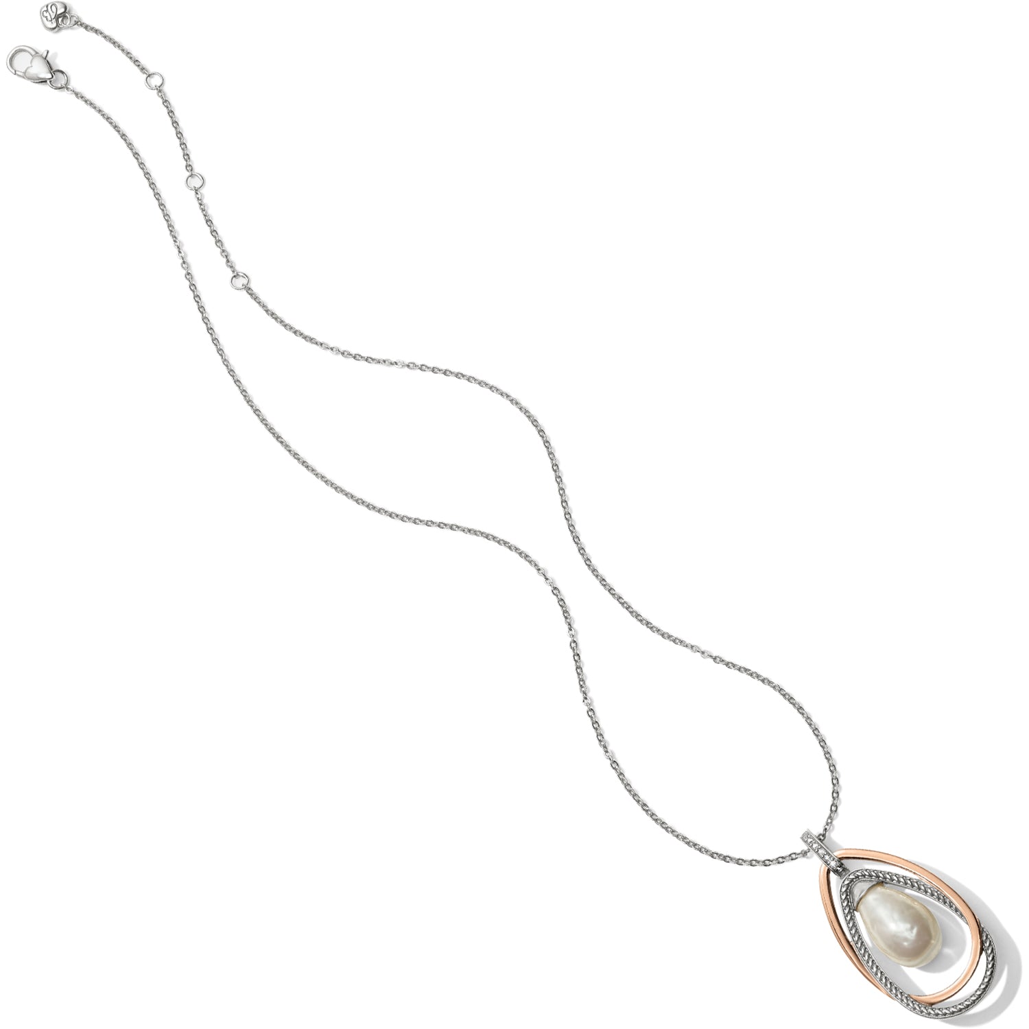 Neptune's Rings Pearl Pendant Necklace