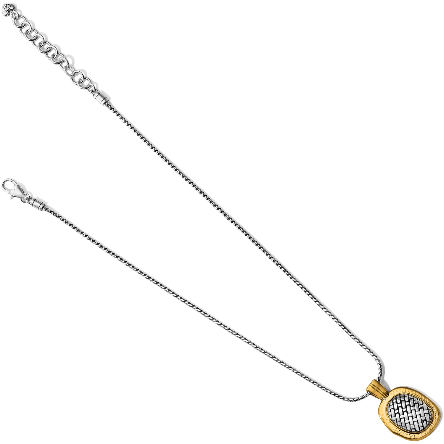 Ferrara Artisan Two Tone Pendant Necklace