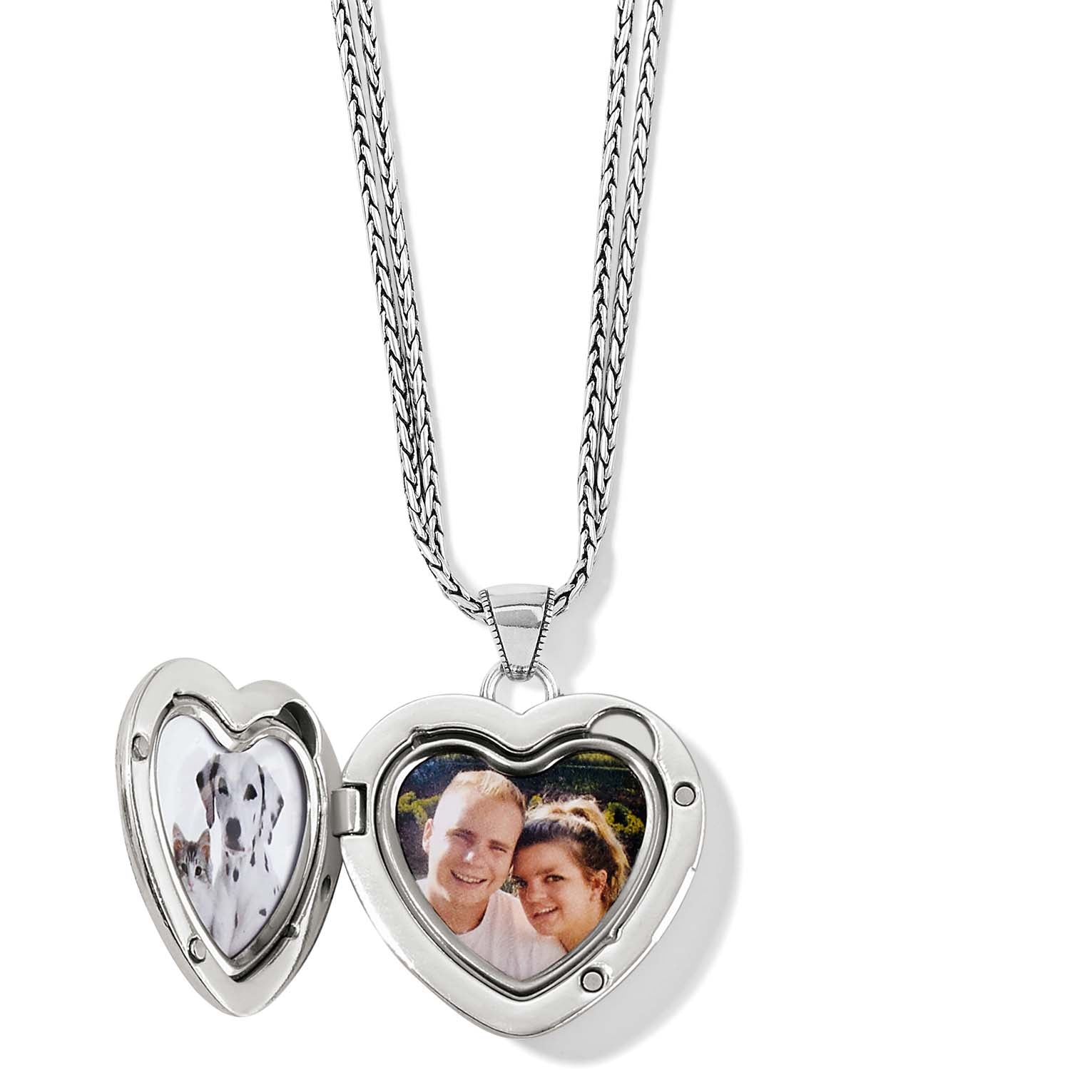 Brighton Essex Heart Convertible Locket Necklace