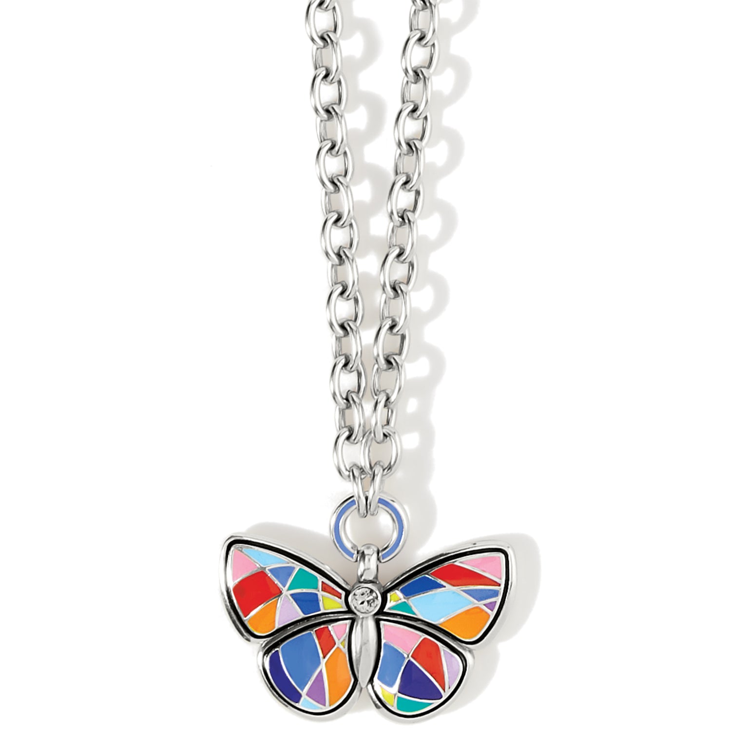 Brighton Colormix Butterfly Ring Necklace