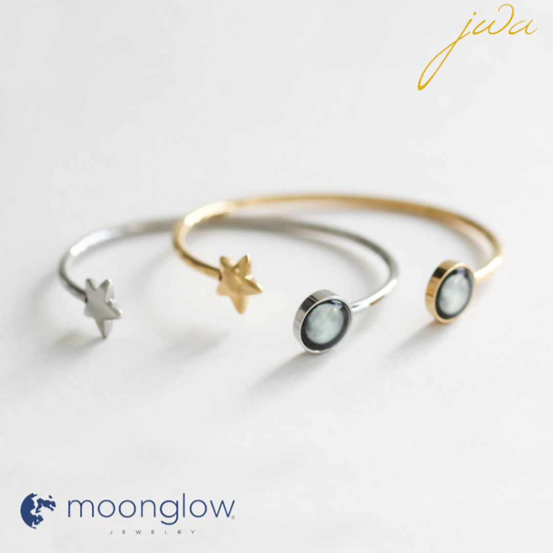 Moonglow Crepuscule Cuff Bracelet - Gold