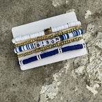 School Spirit Bracelets - Bison (Set of 5) - Juli's Wearable Art
