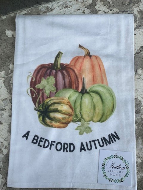 Seasonal Flour Sack Tea Towels - Bedford - Juli's Wearable Art