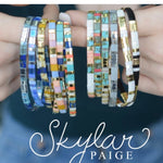 Skylar Paige I LOVE YOU Morse Code Tila Beaded Bracelet - Juli's Wearable Art