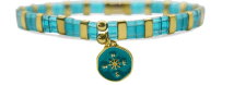 Skylar Paige So Charming Compass Beaded Bracelet - Juli's Wearable Art