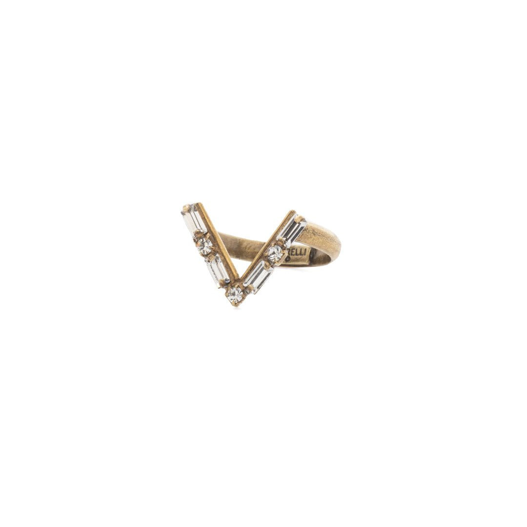 Sorrelli Chevron Band Ring - Juli's Wearable Art